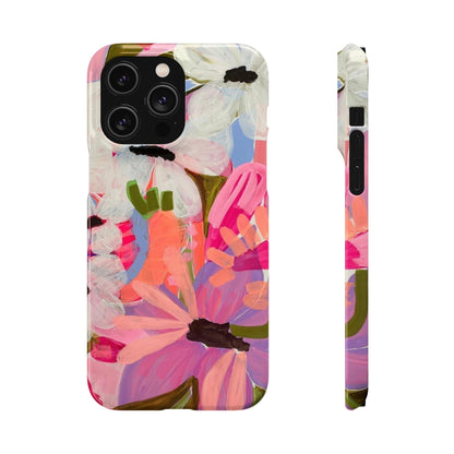 Blossoming Grace Floral Snap iPhone Cases - SmartHomeGoodies