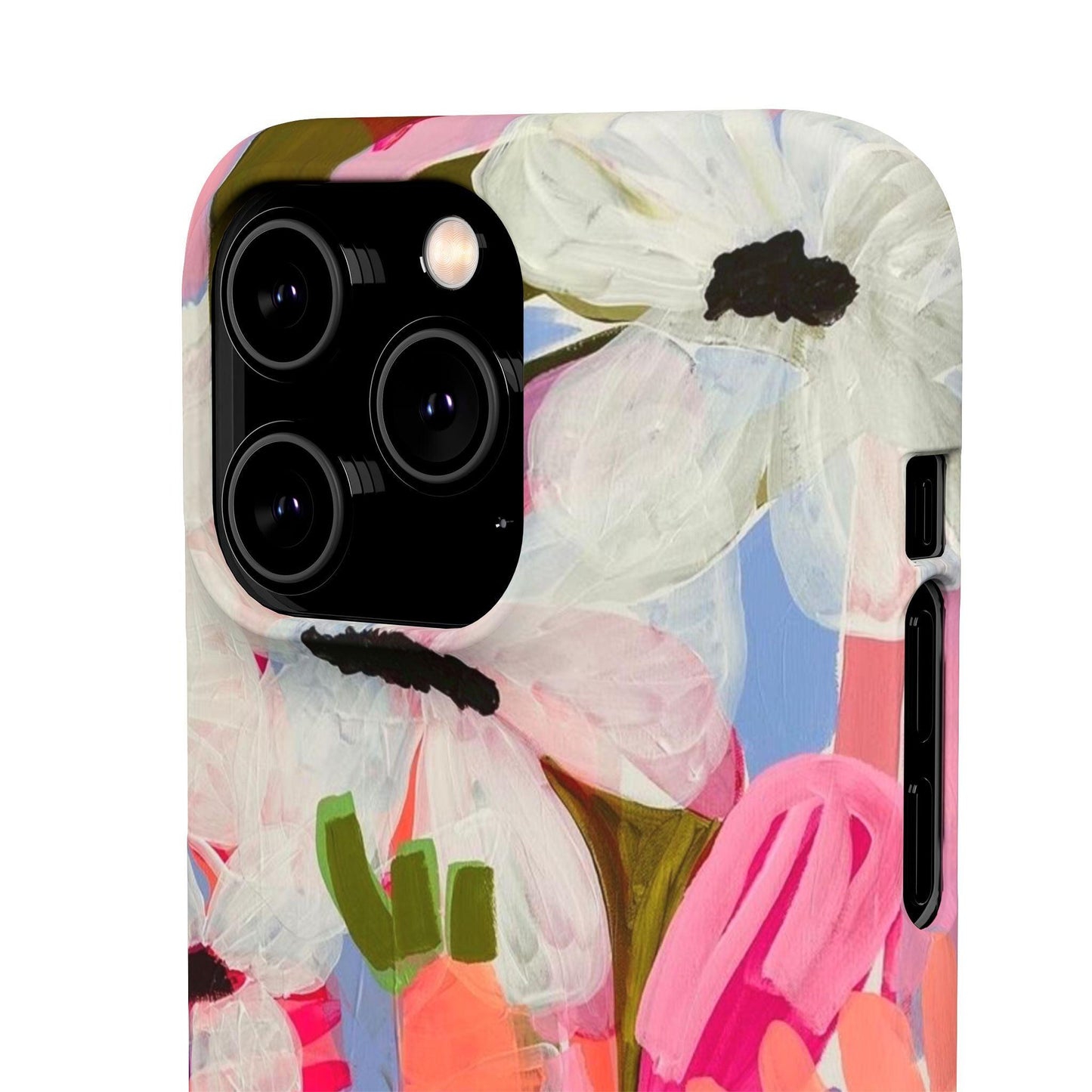 Blossoming Grace Floral Snap iPhone Cases - SmartHomeGoodies
