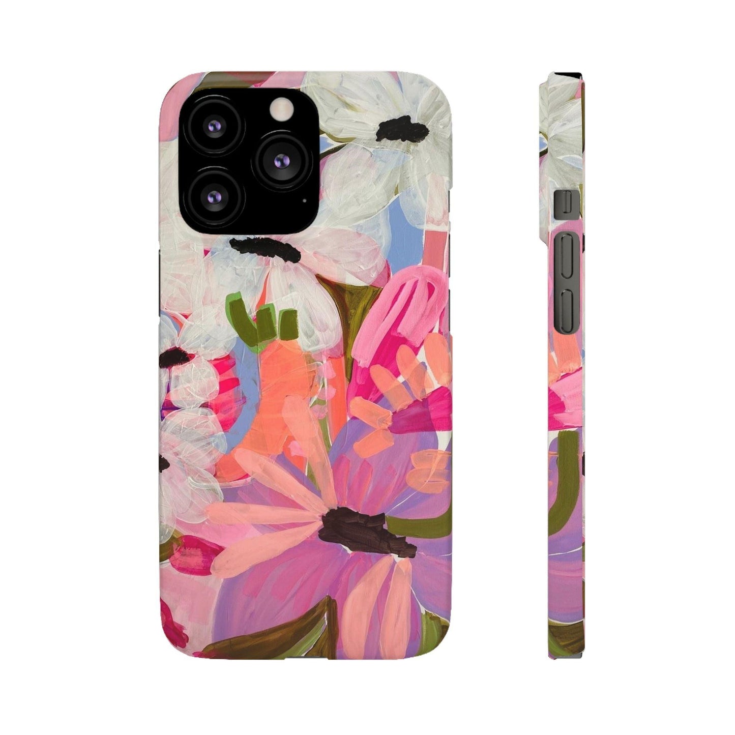 Blossoming Grace Floral Snap iPhone Cases - SmartHomeGoodies