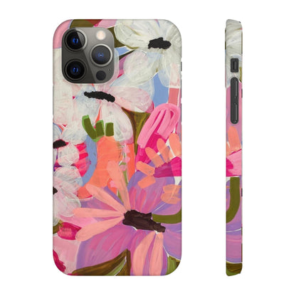 Blossoming Grace Floral Snap iPhone Cases - SmartHomeGoodies
