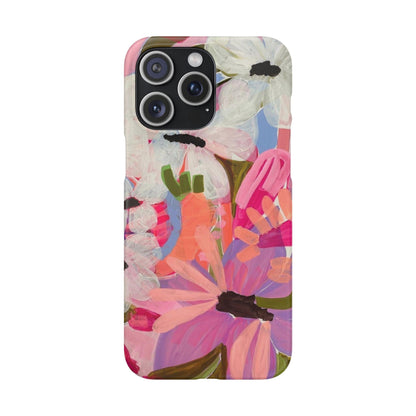 Blossoming Grace Floral Snap iPhone Cases - SmartHomeGoodies