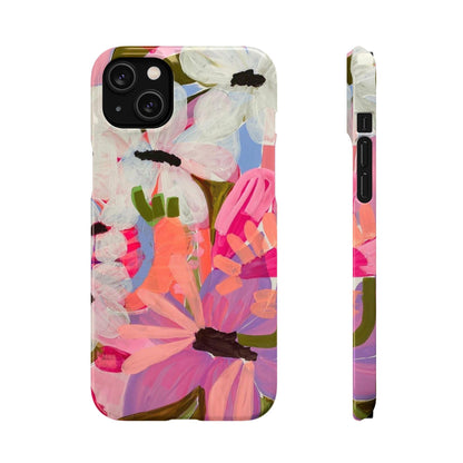 Blossoming Grace Floral Snap iPhone Cases - SmartHomeGoodies