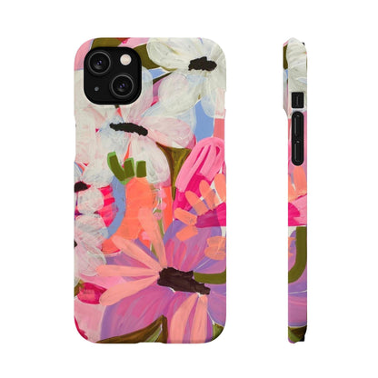 Blossoming Grace Floral Snap iPhone Cases - SmartHomeGoodies