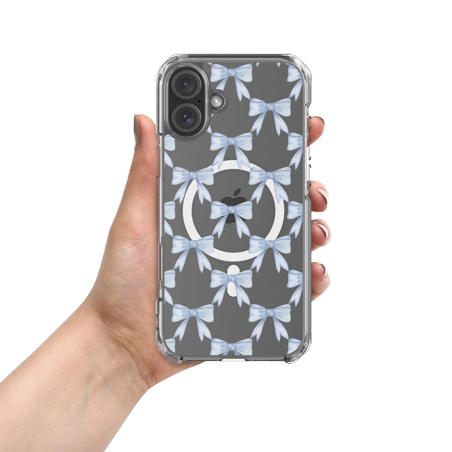Bluetiful Bows MagSafe® clear case for iPhone® - SmartHomeGoodies