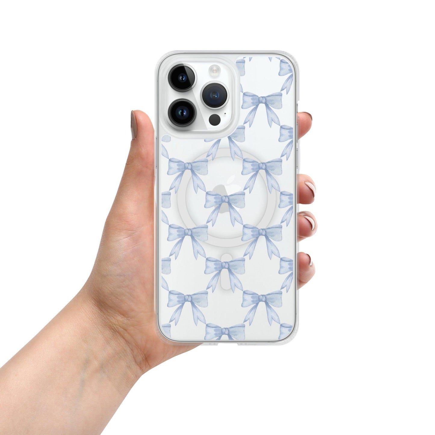 Bluetiful Bows MagSafe® clear case for iPhone® - SmartHomeGoodies