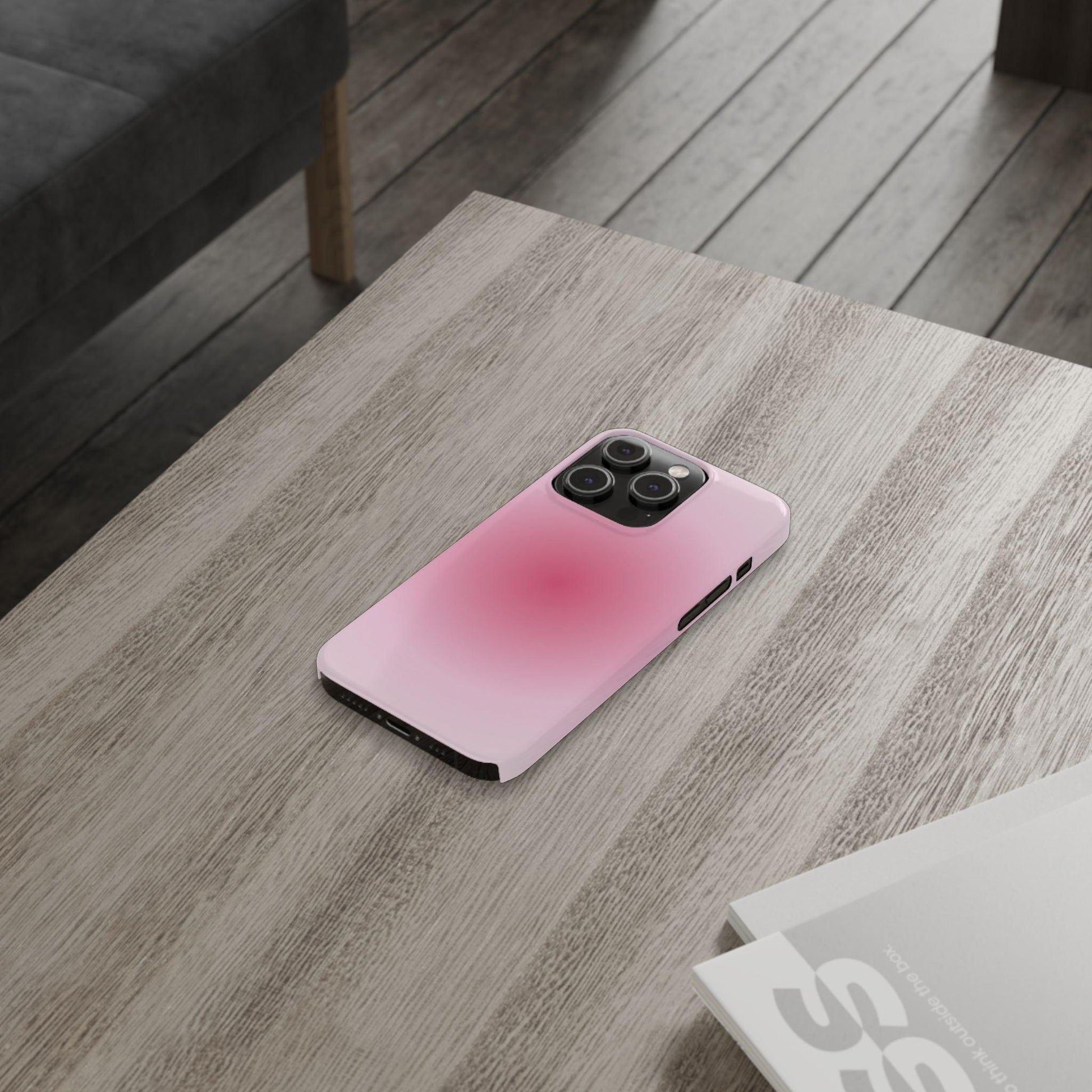 Blush Aura Gradient Glow iPhone Cases - SmartHomeGoodies