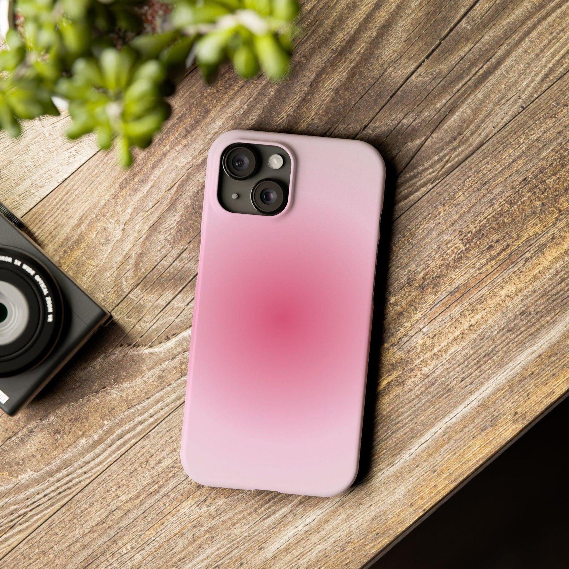 Blush Aura Gradient Glow iPhone Cases - SmartHomeGoodies