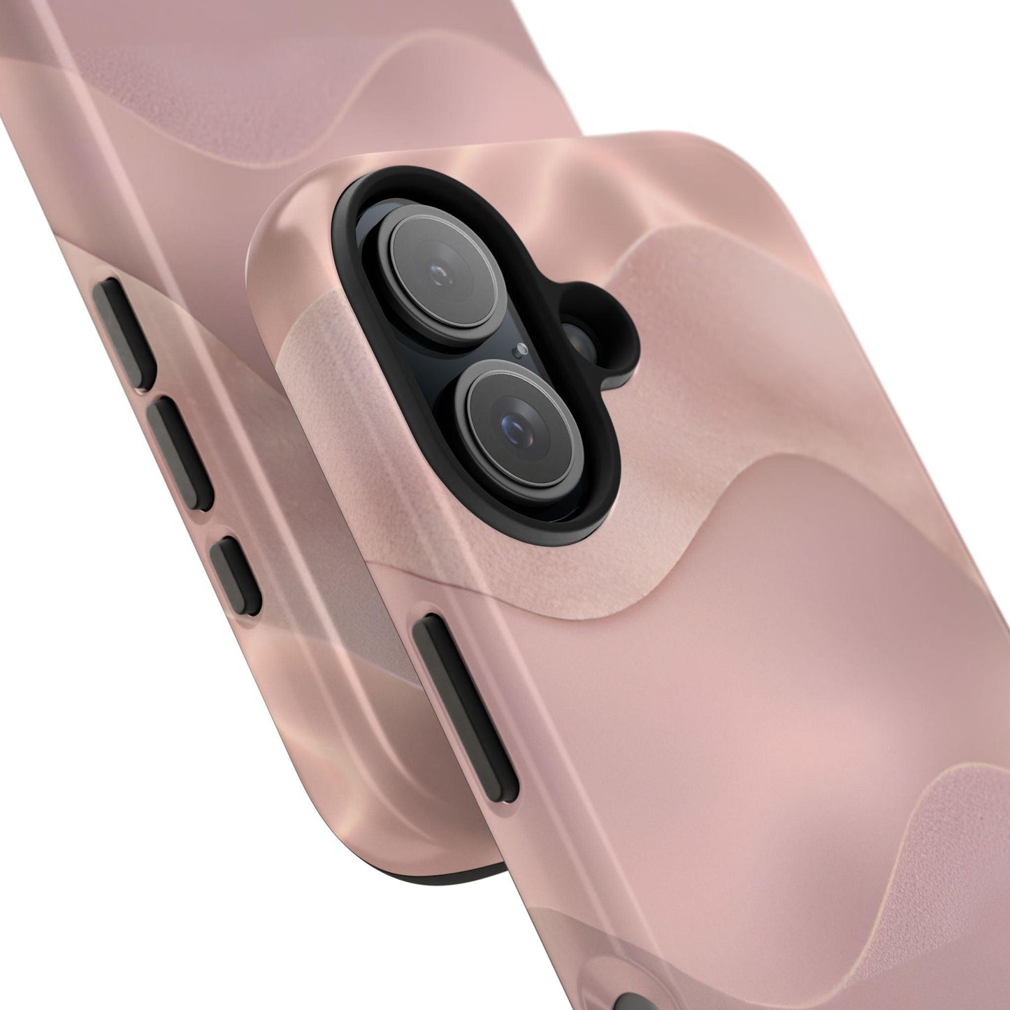 Blush Wave Satin Sandscape Tough iPhone Cases - SmartHomeGoodies