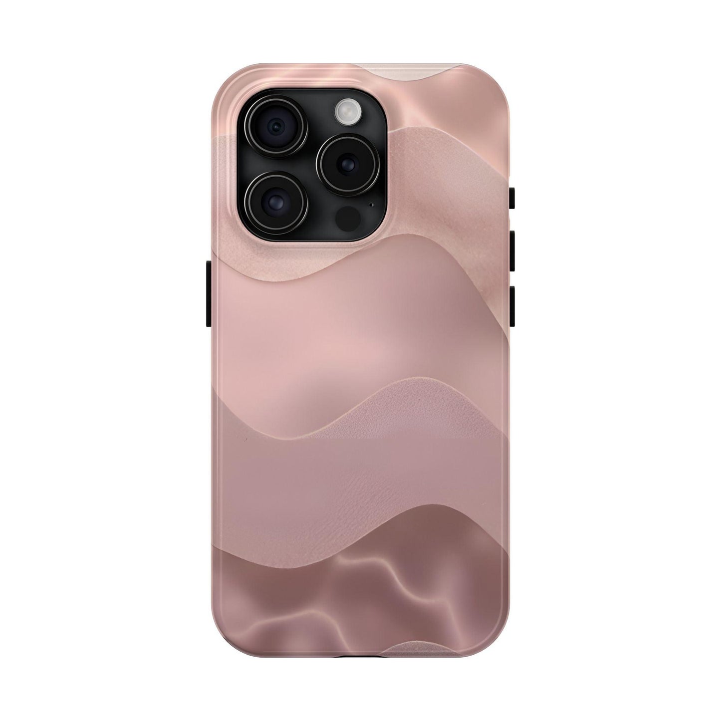Blush Wave Satin Sandscape Tough iPhone Cases - SmartHomeGoodies