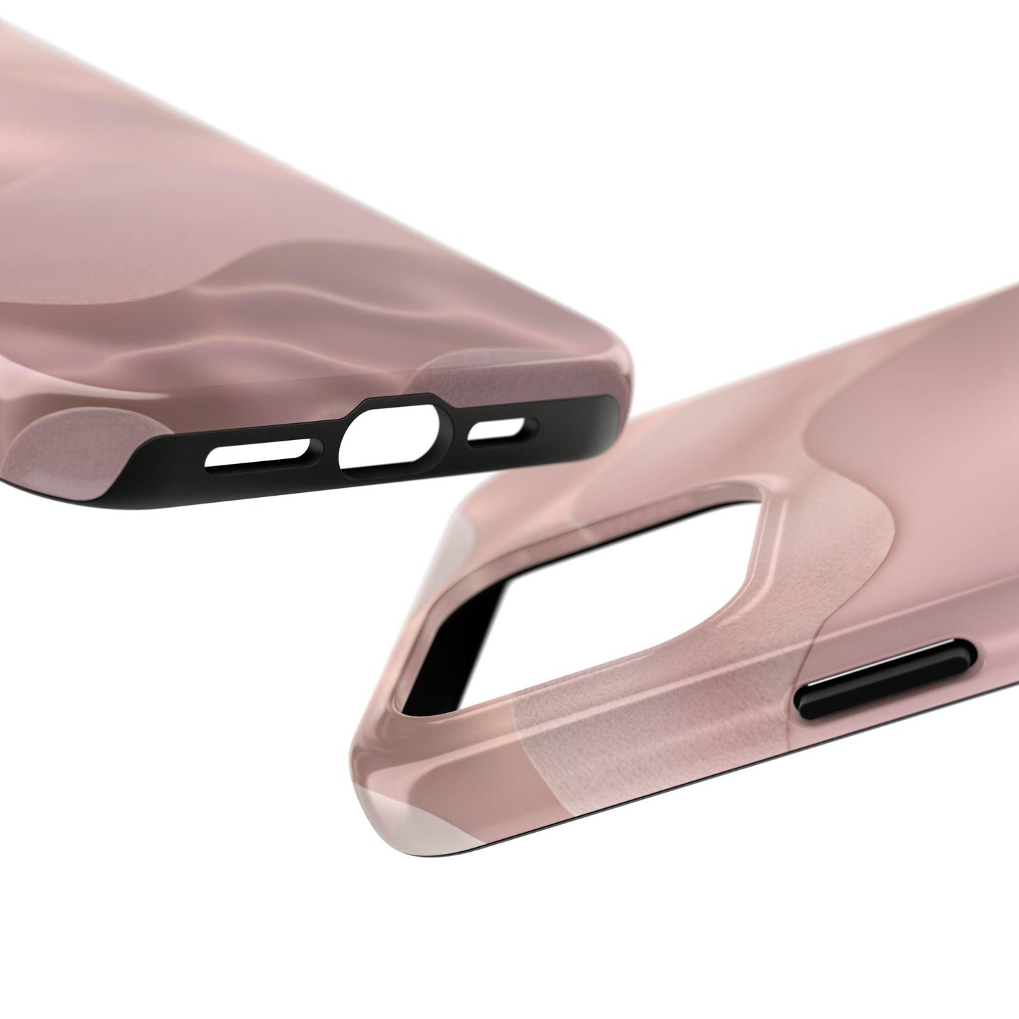 Blush Wave Satin Sandscape Tough iPhone Cases - SmartHomeGoodies
