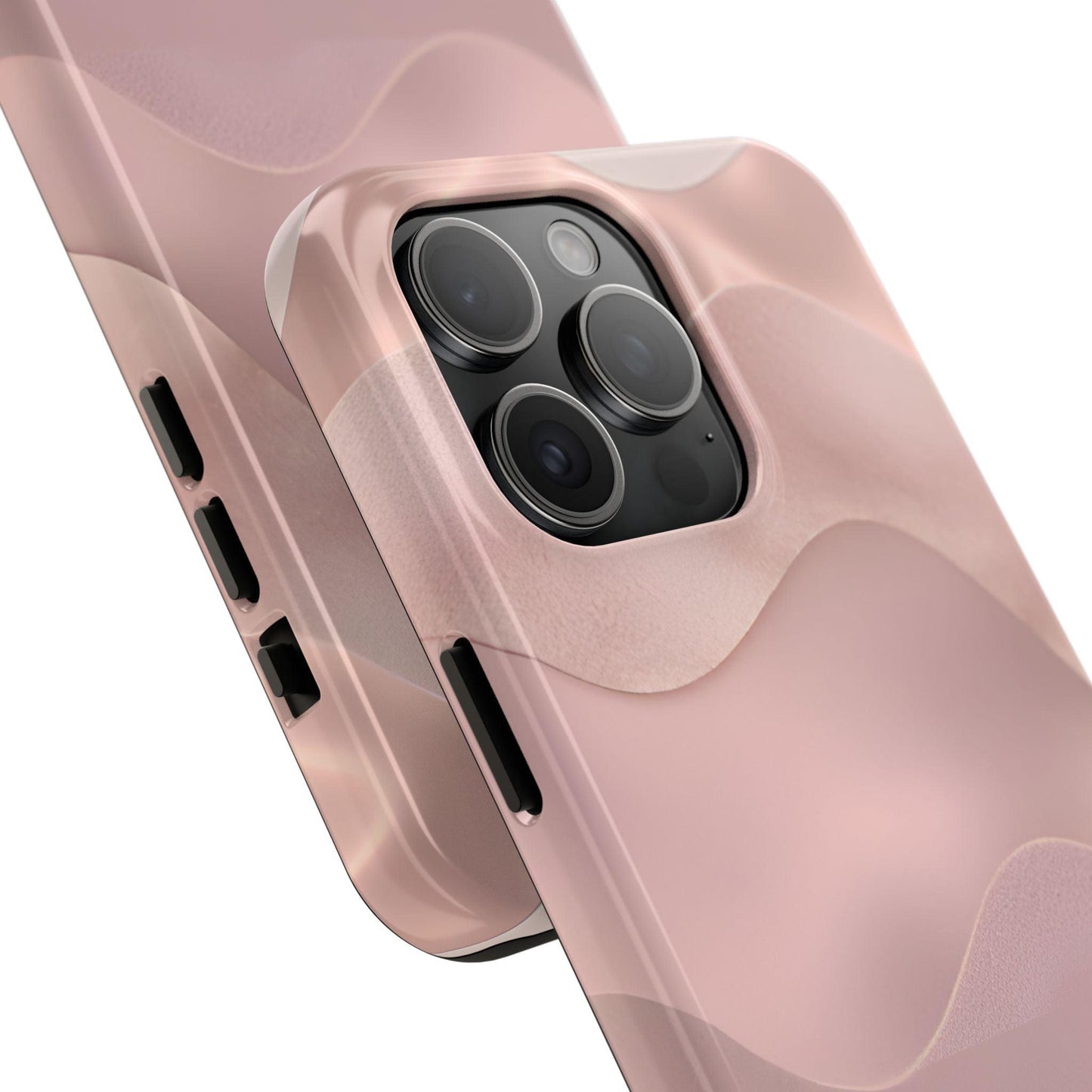 Blush Wave Satin Sandscape Tough iPhone Cases - SmartHomeGoodies