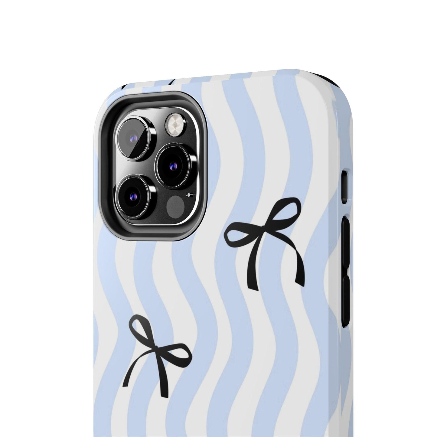 Bowtiful Blue Wavy Bliss Tough iPhone Cases - SmartHomeGoodies