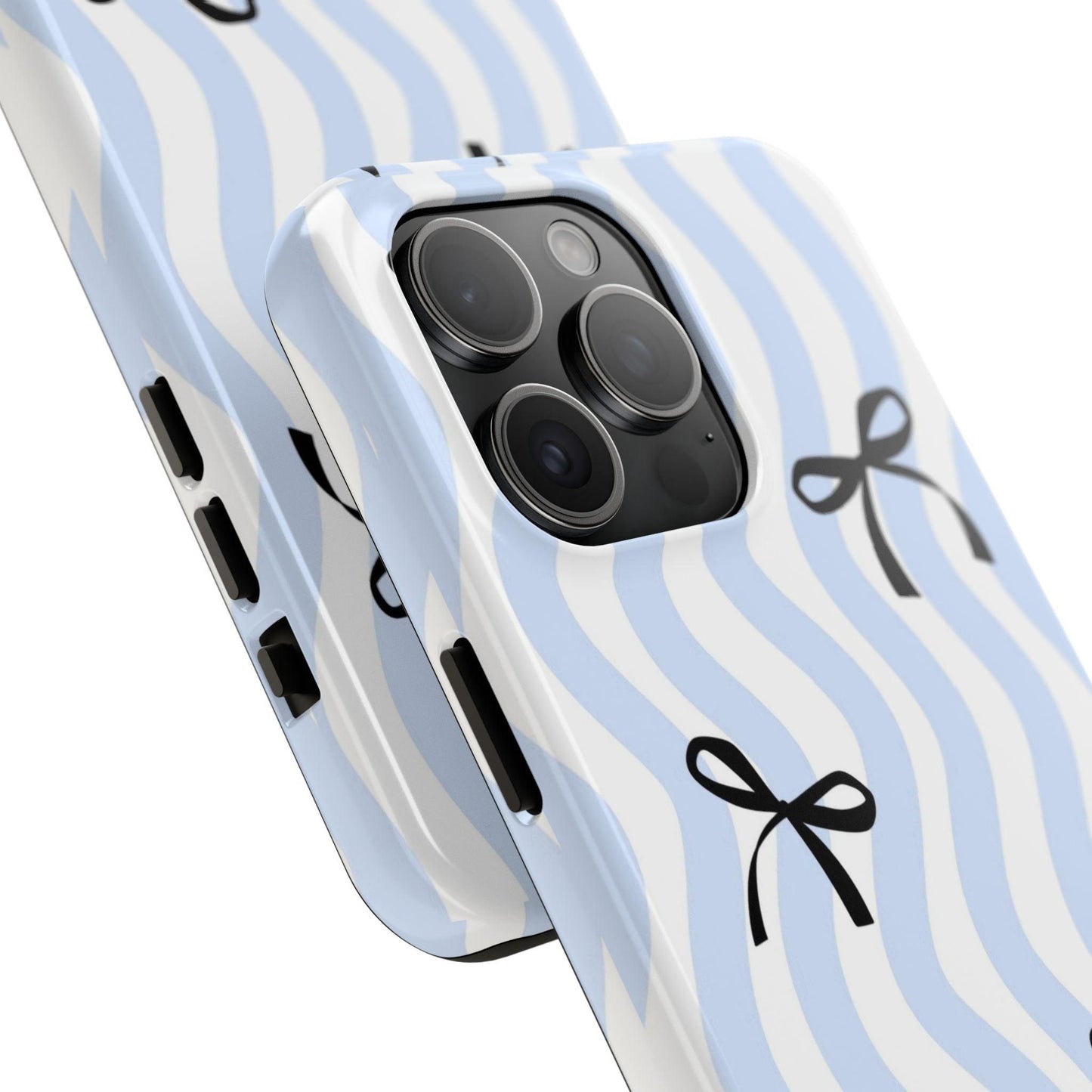 Bowtiful Blue Wavy Bliss Tough iPhone Cases - SmartHomeGoodies