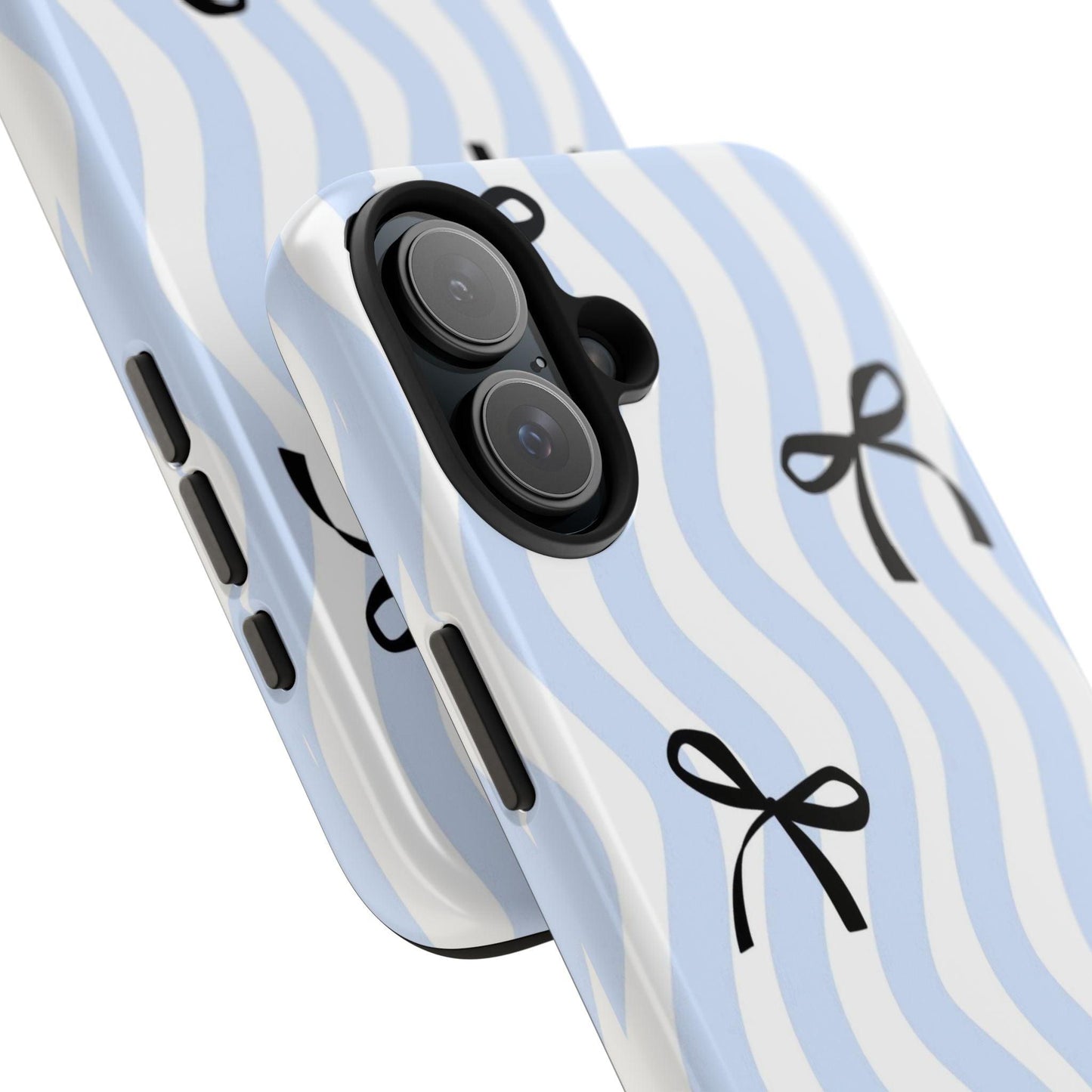 Bowtiful Blue Wavy Bliss Tough iPhone Cases - SmartHomeGoodies