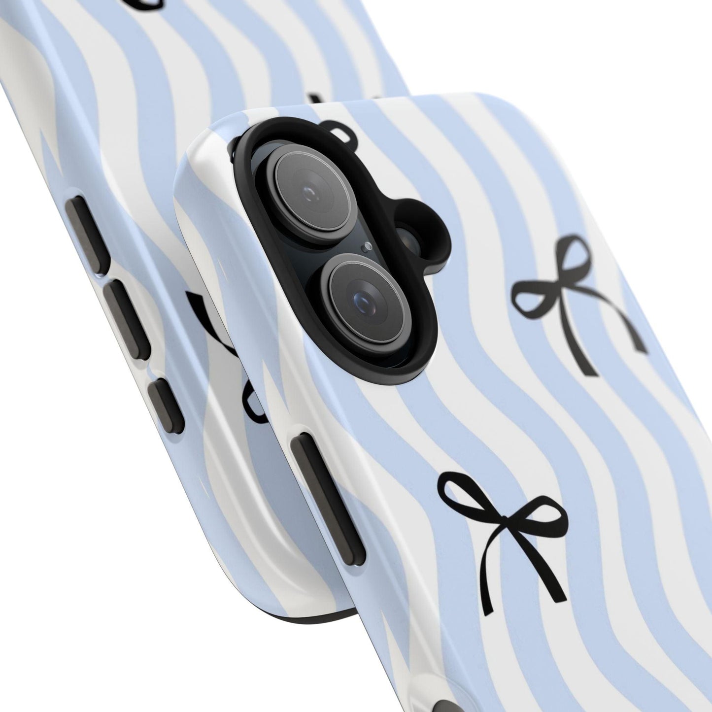 Bowtiful Blue Wavy Bliss Tough iPhone Cases - SmartHomeGoodies