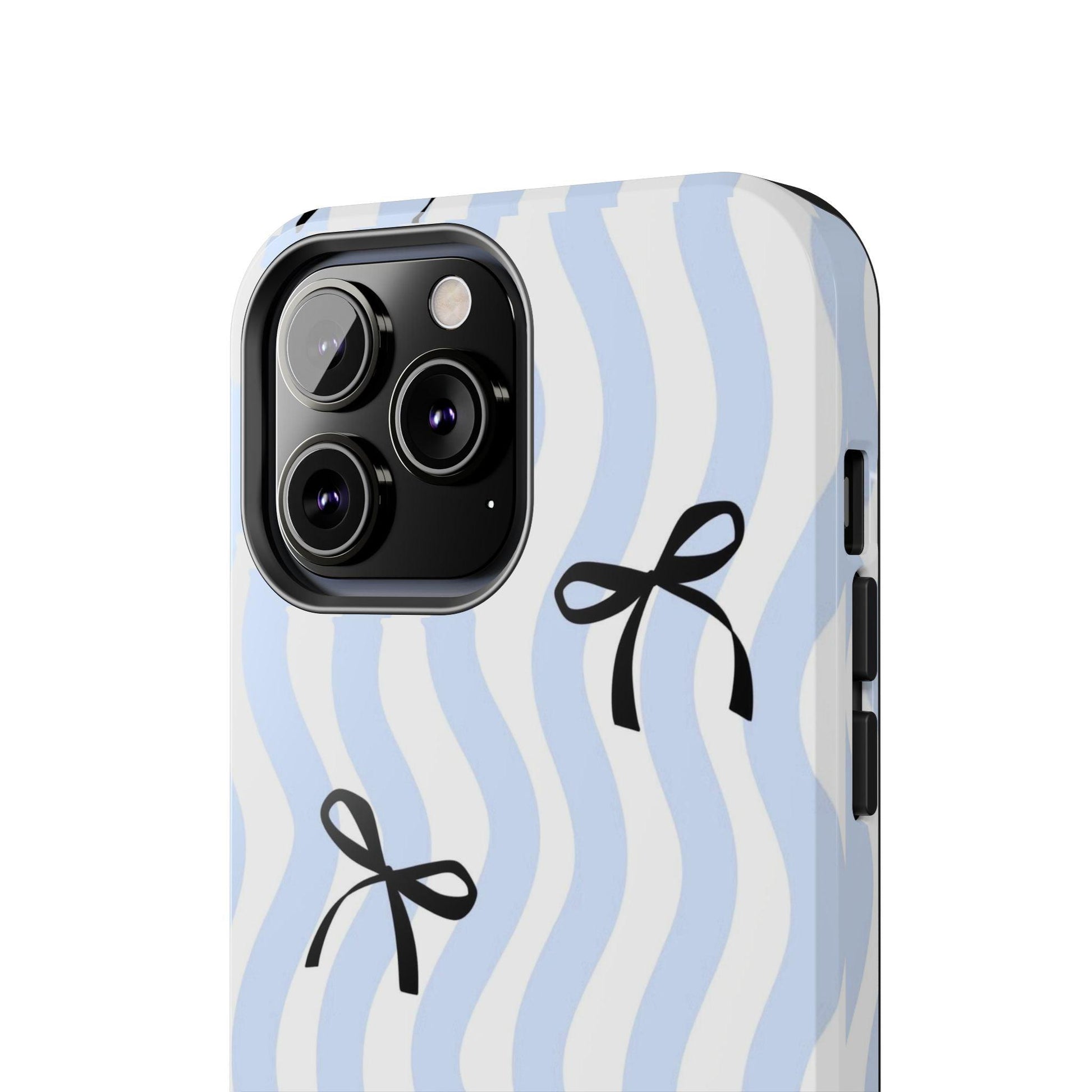 Bowtiful Blue Wavy Bliss Tough iPhone Cases - SmartHomeGoodies