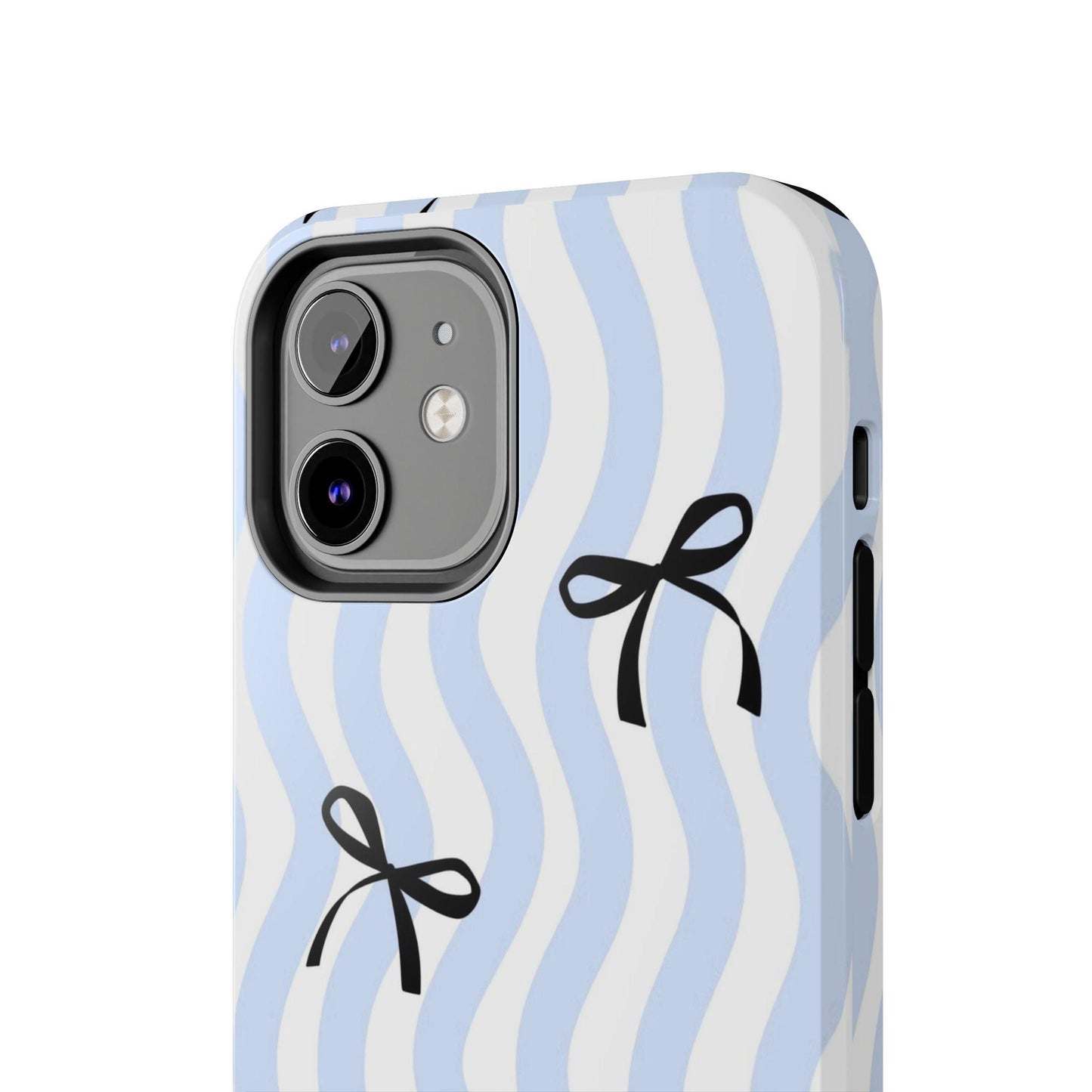 Bowtiful Blue Wavy Bliss Tough iPhone Cases - SmartHomeGoodies