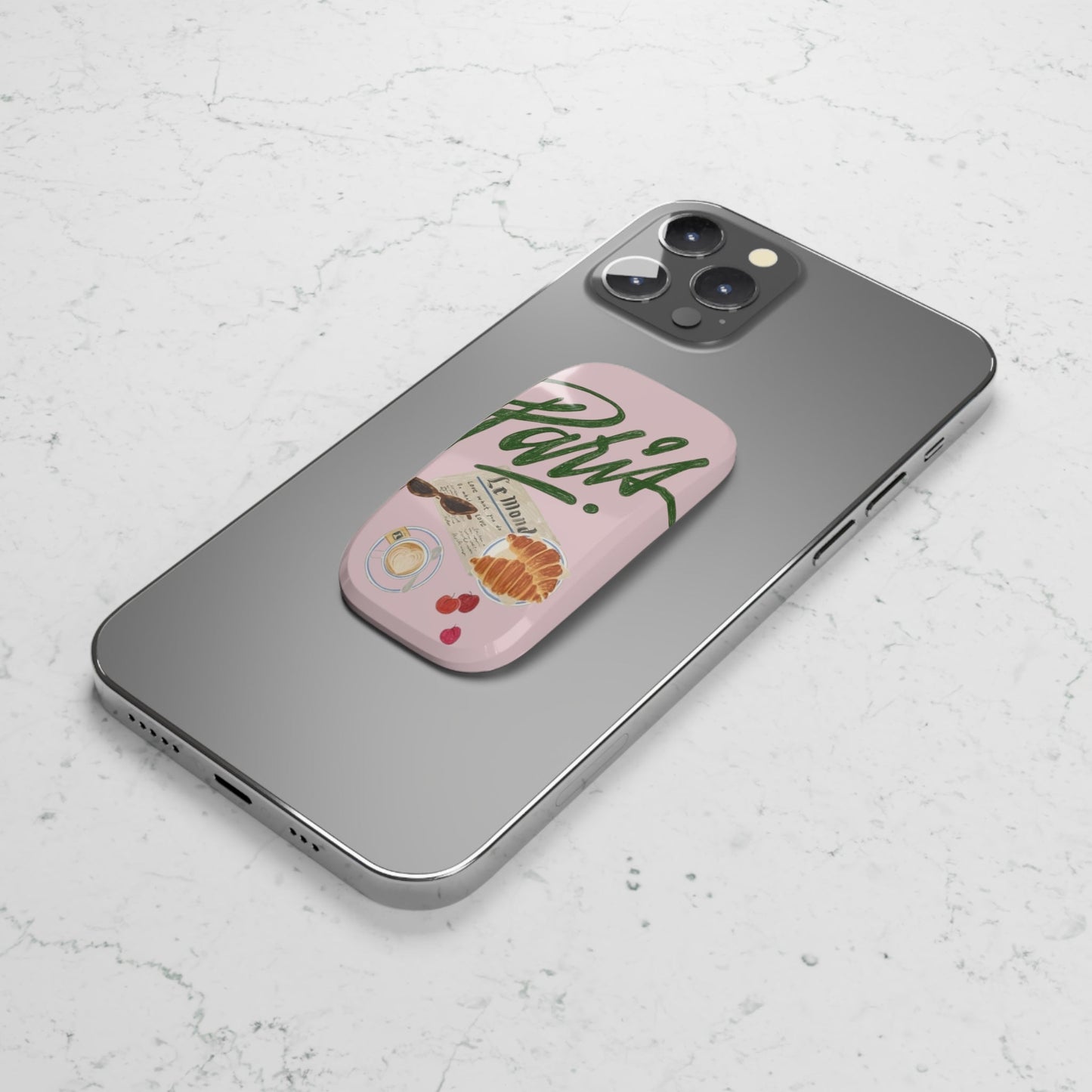 Breakfast in Paris Phone Grip & Stand - SmartHomeGoodies