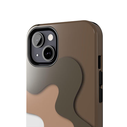 Brown Town Flows Tough iPhone Cases - SmartHomeGoodies
