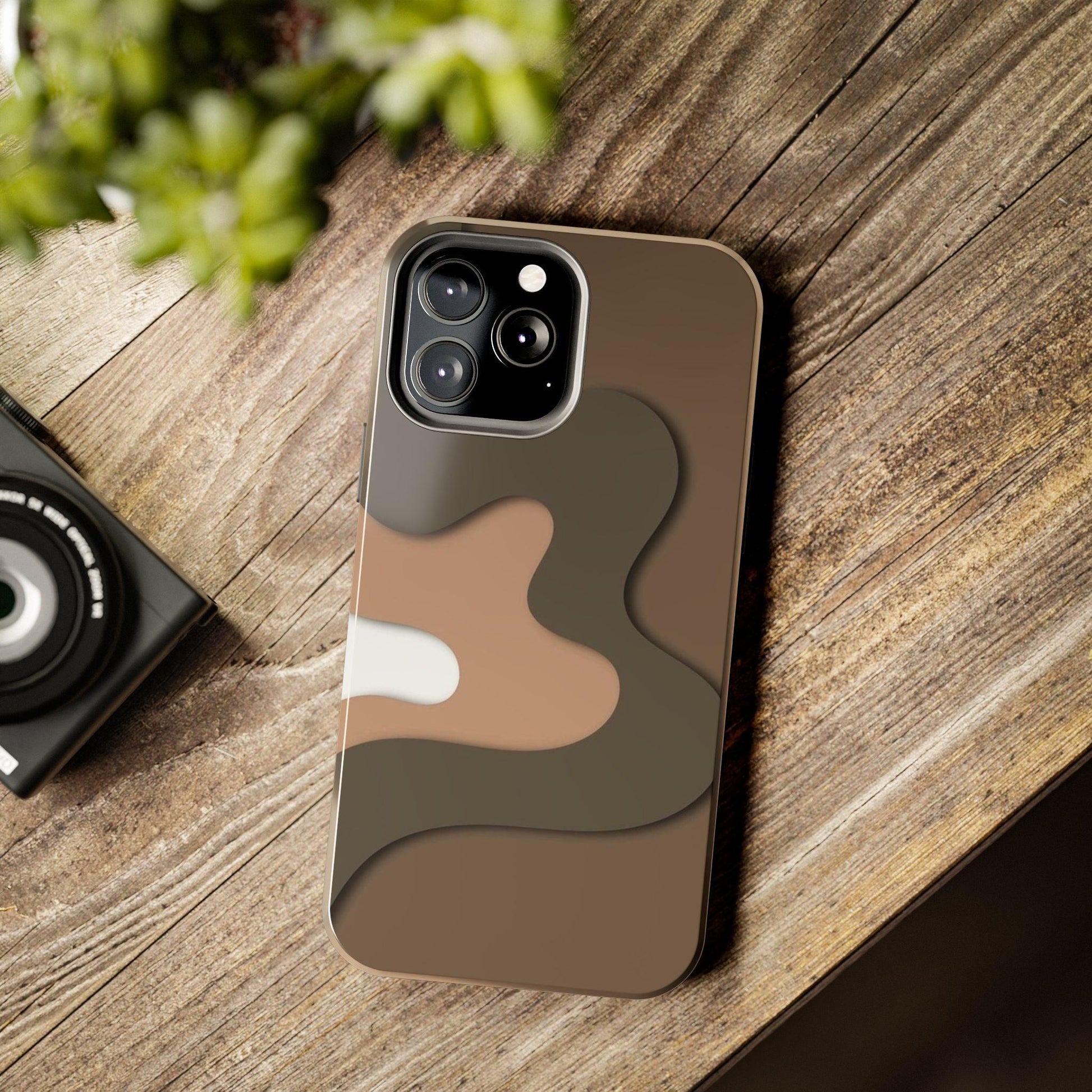 Brown Town Flows Tough iPhone Cases - SmartHomeGoodies