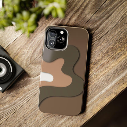 Brown Town Flows Tough iPhone Cases - SmartHomeGoodies