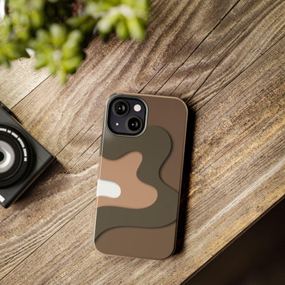 Brown Town Flows Tough iPhone Cases - SmartHomeGoodies
