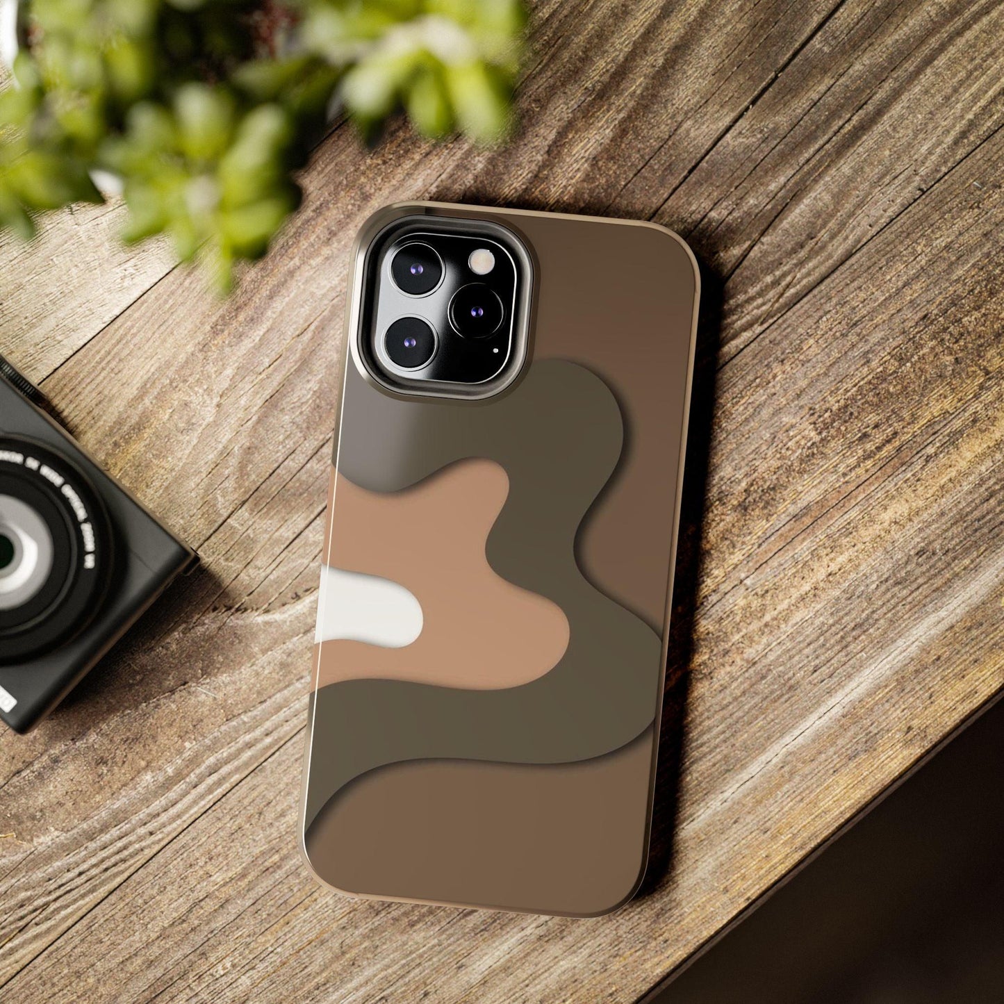 Brown Town Flows Tough iPhone Cases - SmartHomeGoodies