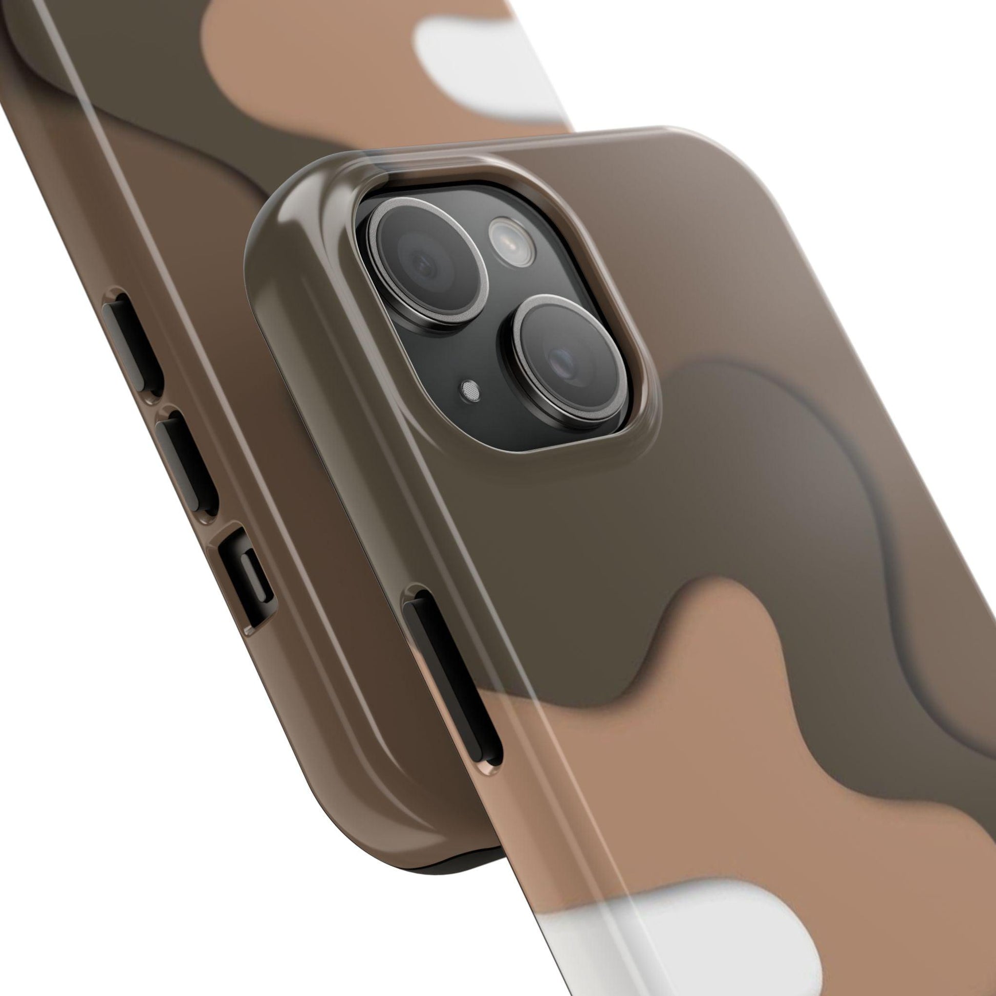 Brown Town Flows Tough iPhone Cases - SmartHomeGoodies