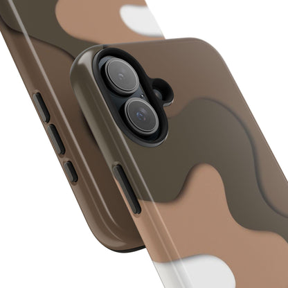 Brown Town Flows Tough iPhone Cases - SmartHomeGoodies