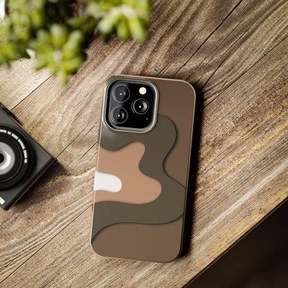 Brown Town Flows Tough iPhone Cases - SmartHomeGoodies