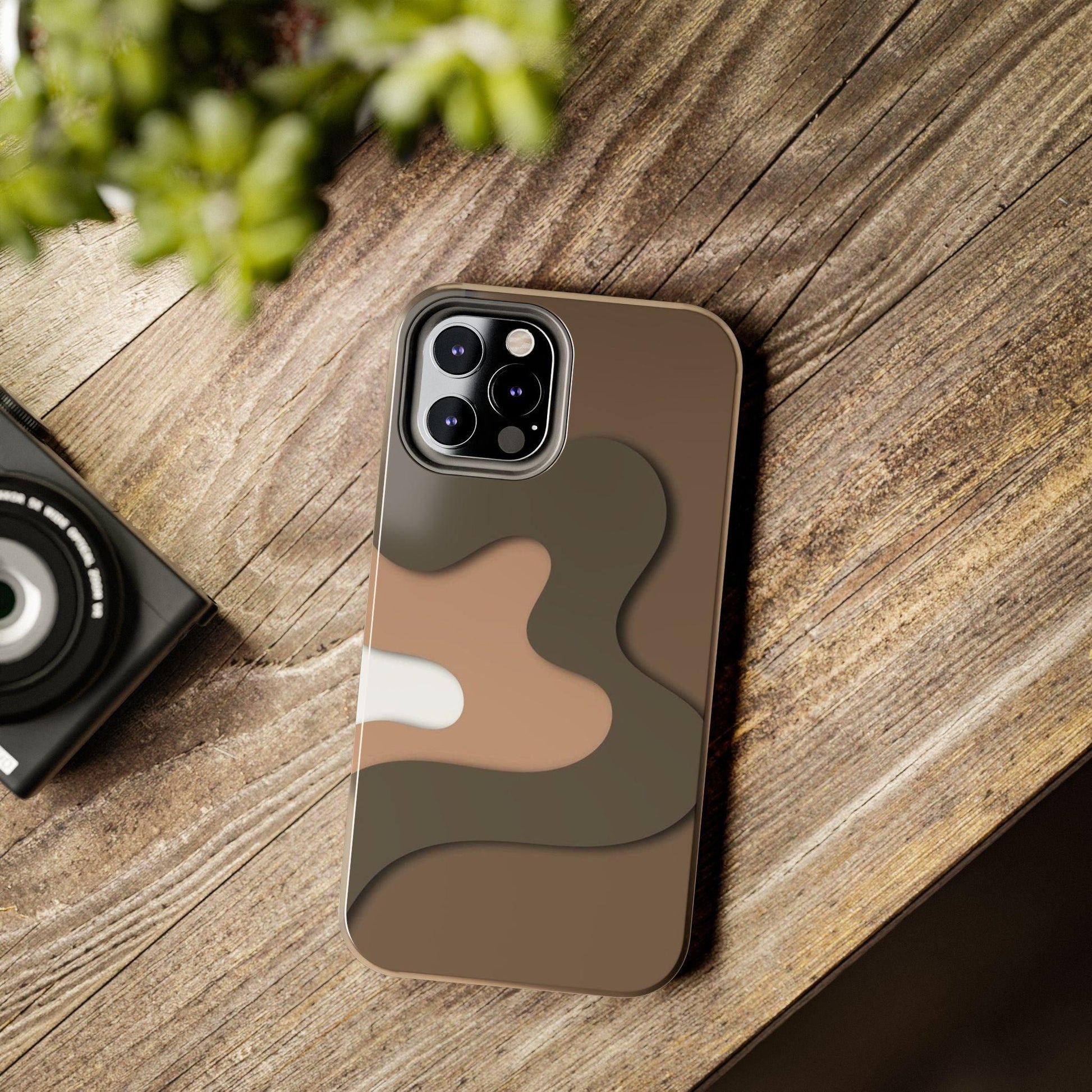 Brown Town Flows Tough iPhone Cases - SmartHomeGoodies