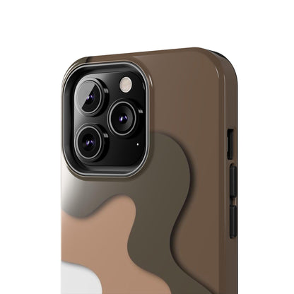 Brown Town Flows Tough iPhone Cases - SmartHomeGoodies