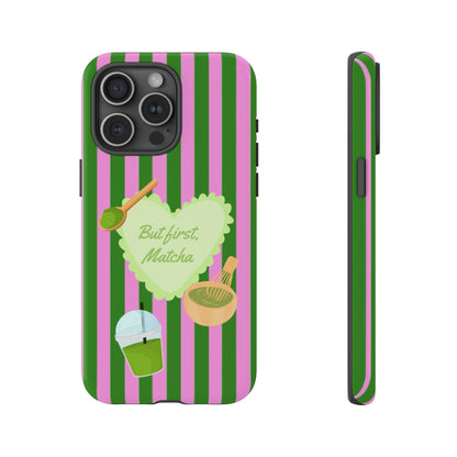 But First, Matcha Phone Case - SmartHomeGoodies
