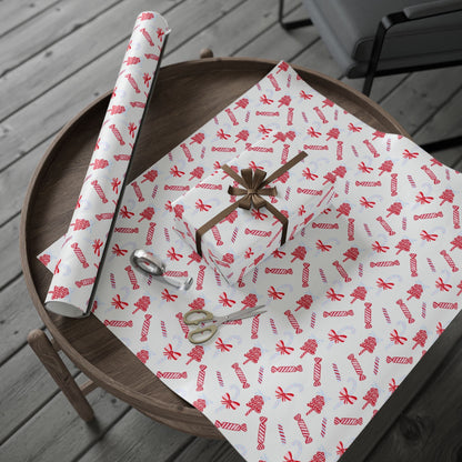 Candy Cane Festive Holiday Gift Wrap - SmartHomeGoodies