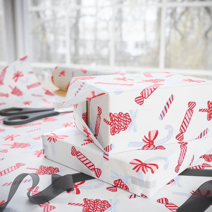 Candy Cane Festive Holiday Gift Wrap - SmartHomeGoodies