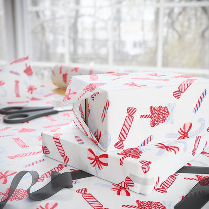 Candy Cane Festive Holiday Gift Wrap - SmartHomeGoodies