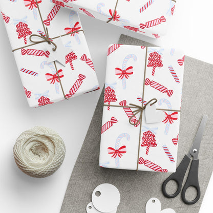 Candy Cane Festive Holiday Gift Wrap - SmartHomeGoodies