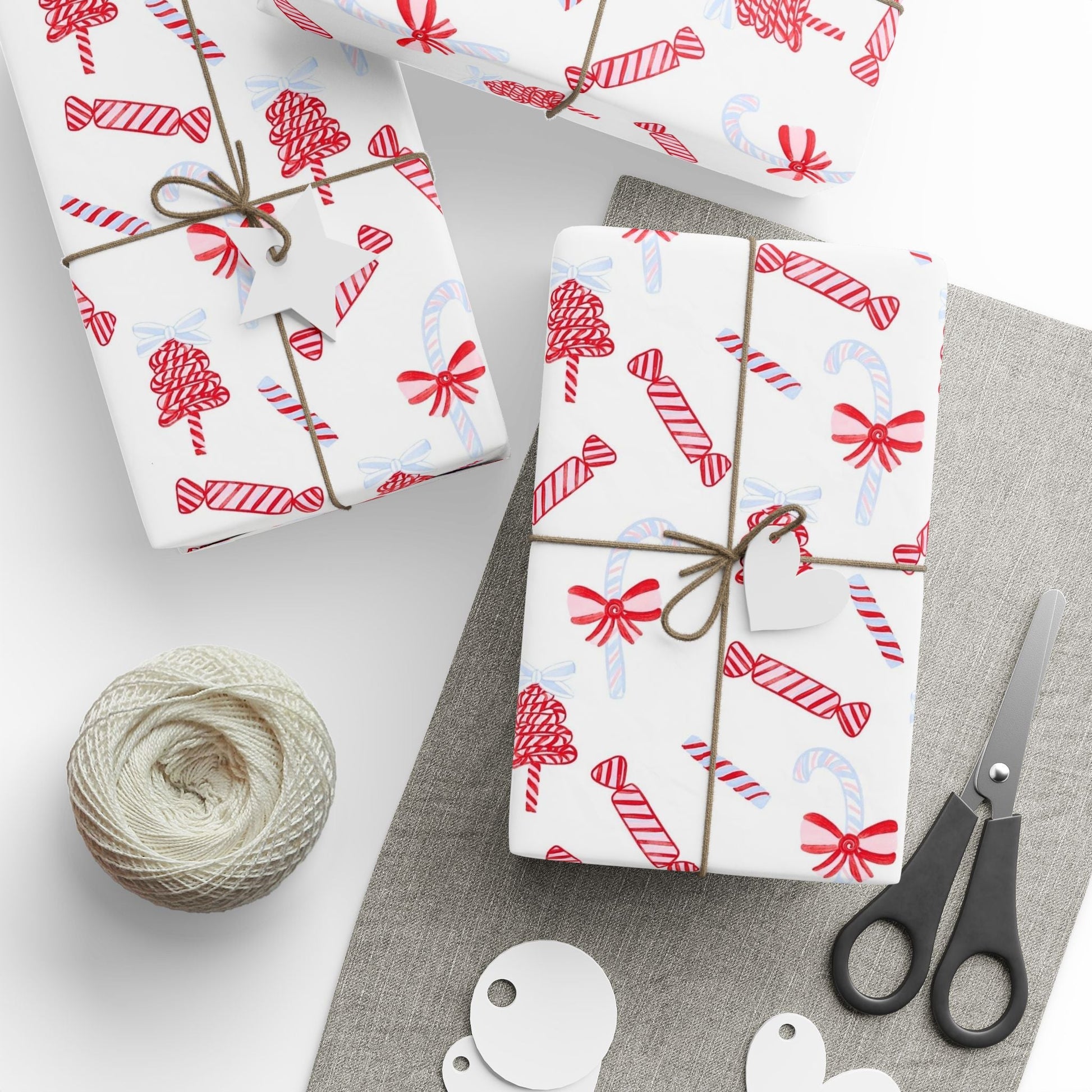 Candy Cane Festive Holiday Gift Wrap - SmartHomeGoodies