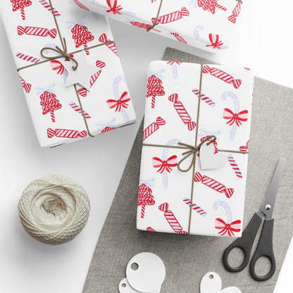 Candy Cane Festive Holiday Gift Wrap - SmartHomeGoodies