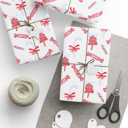 Candy Cane Festive Holiday Gift Wrap - SmartHomeGoodies