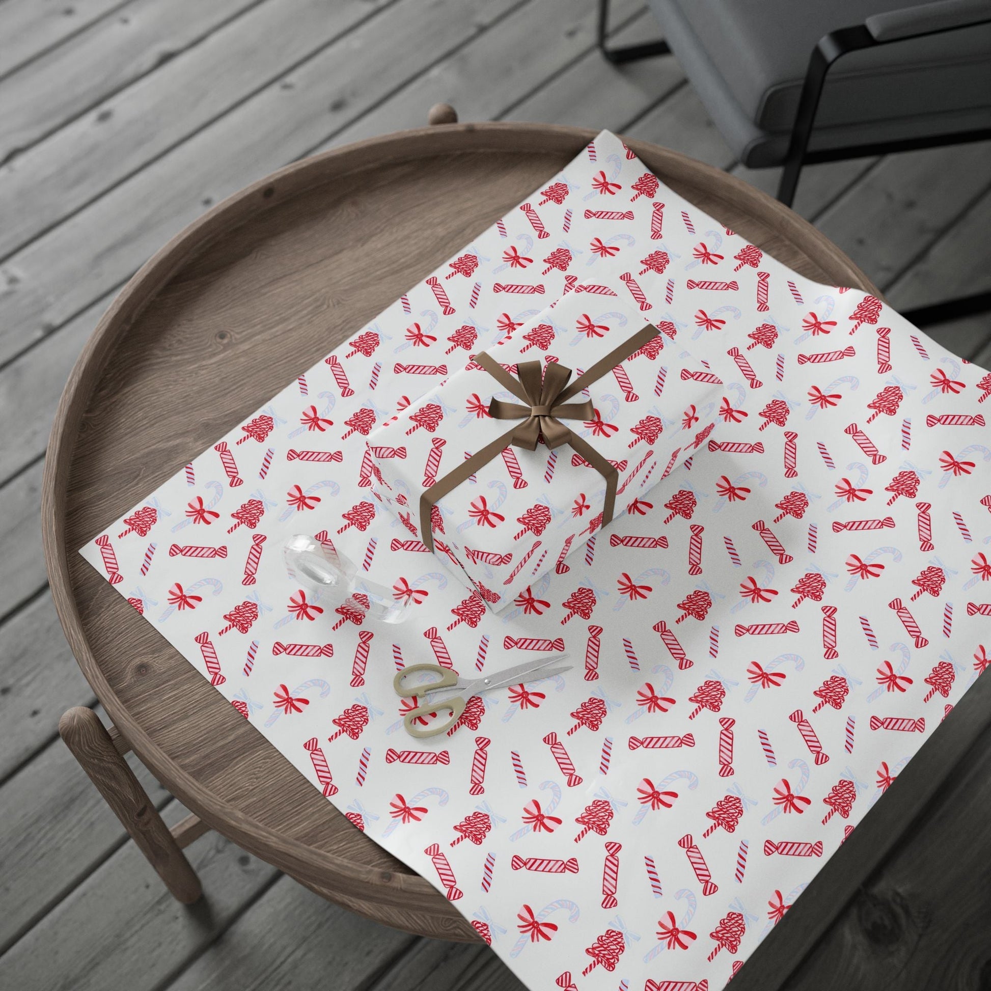 Candy Cane Festive Holiday Gift Wrap - SmartHomeGoodies