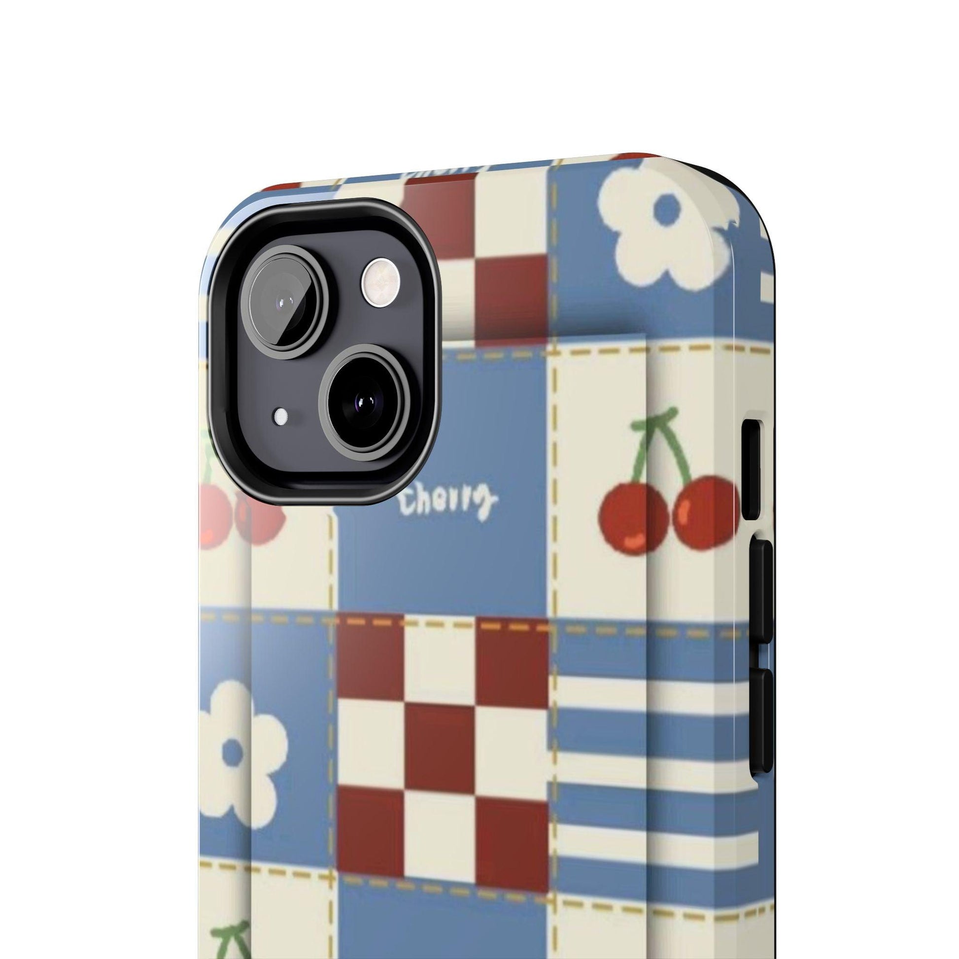 Cherry Blue Tri - Tone Tough iPhone Cases - SmartHomeGoodies