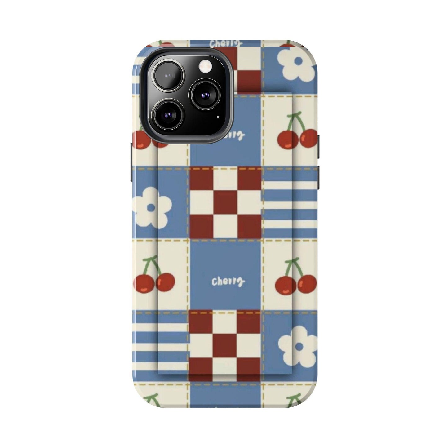 Cherry Blue Tri - Tone Tough iPhone Cases - SmartHomeGoodies