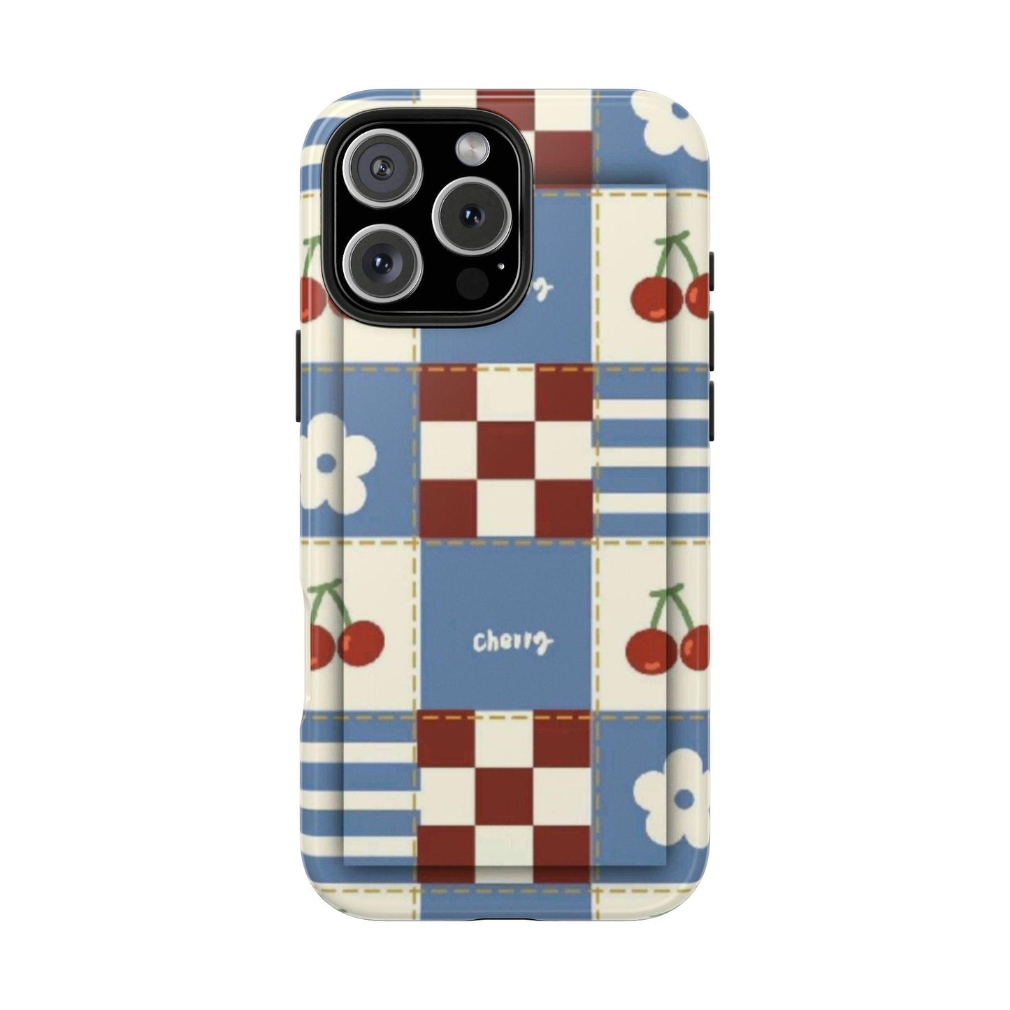 Cherry Blue Tri - Tone Tough iPhone Cases - SmartHomeGoodies
