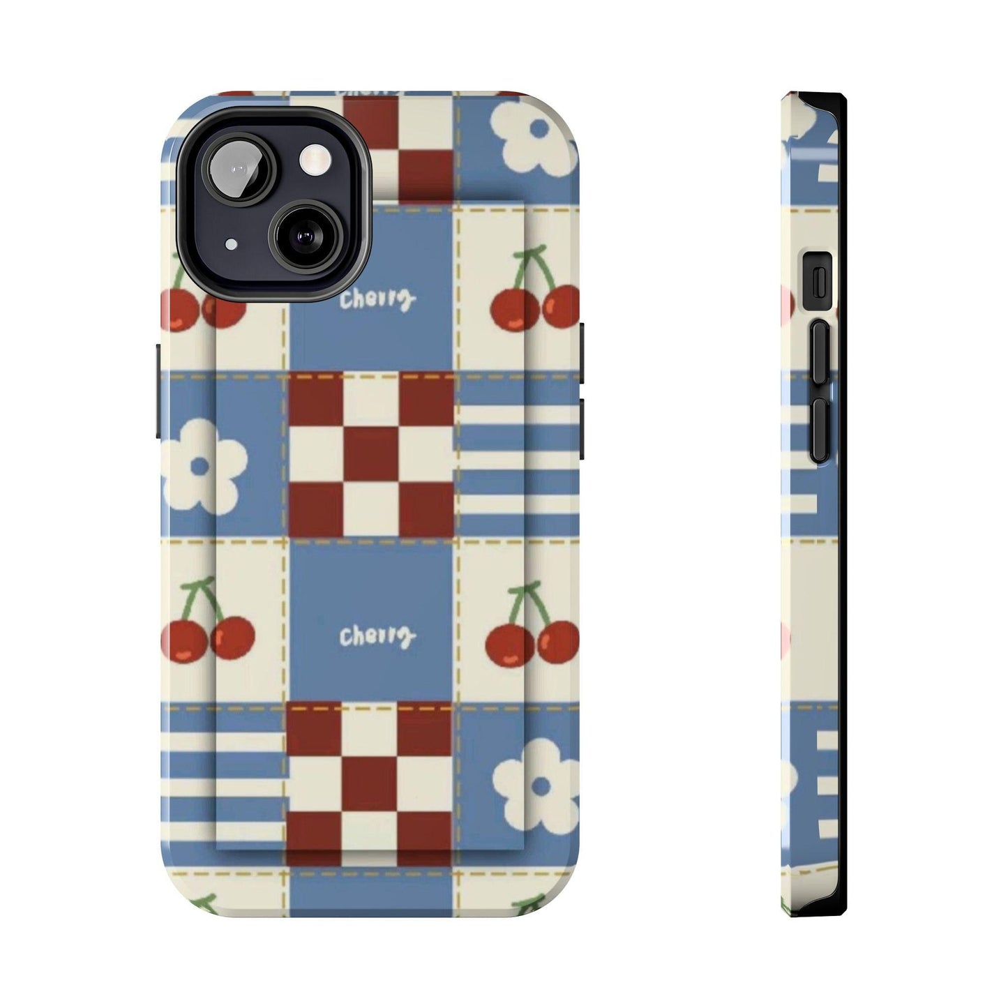 Cherry Blue Tri - Tone Tough iPhone Cases - SmartHomeGoodies