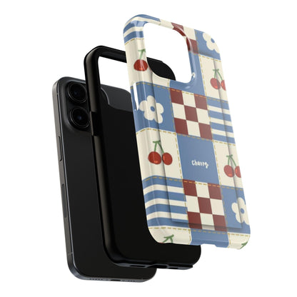 Cherry Blue Tri - Tone Tough iPhone Cases - SmartHomeGoodies