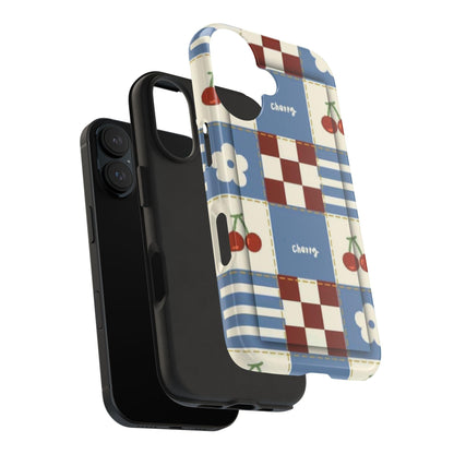 Cherry Blue Tri - Tone Tough iPhone Cases - SmartHomeGoodies