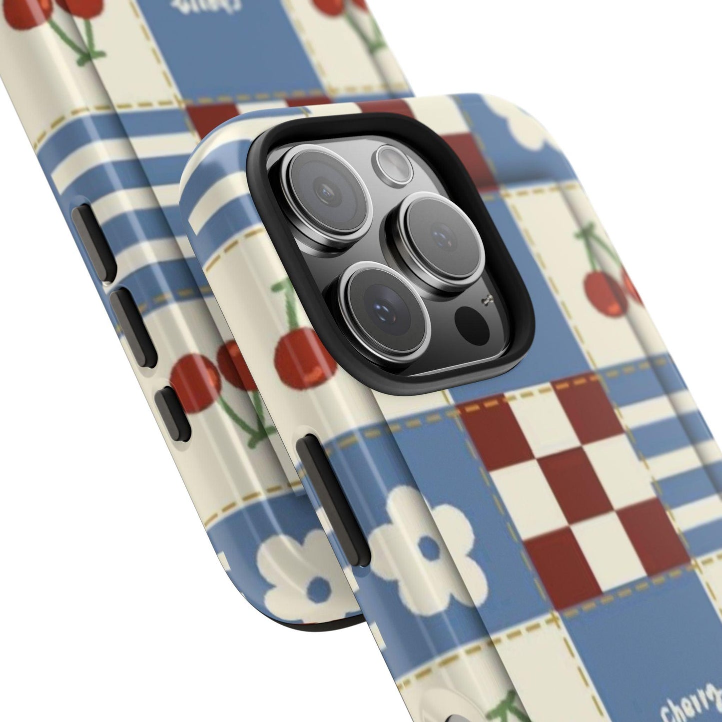 Cherry Blue Tri - Tone Tough iPhone Cases - SmartHomeGoodies