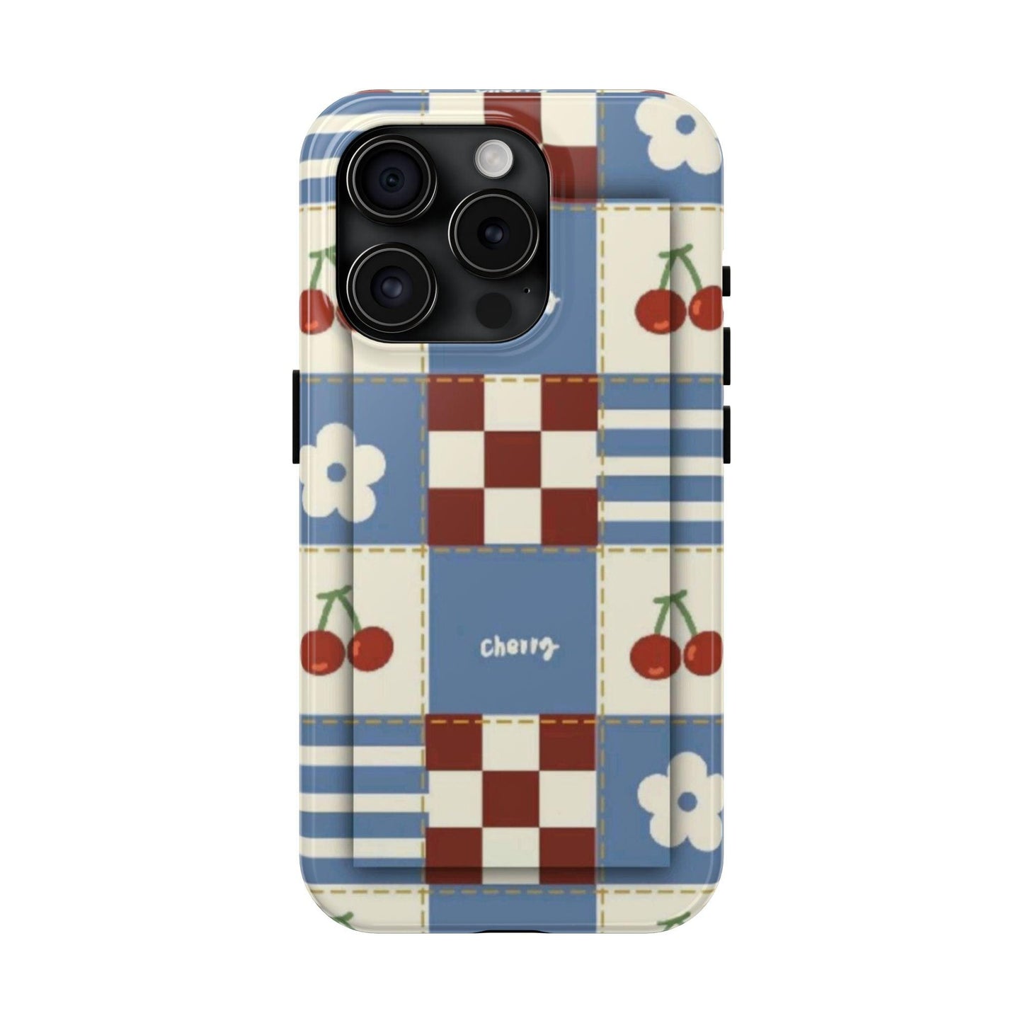 Cherry Blue Tri - Tone Tough iPhone Cases - SmartHomeGoodies