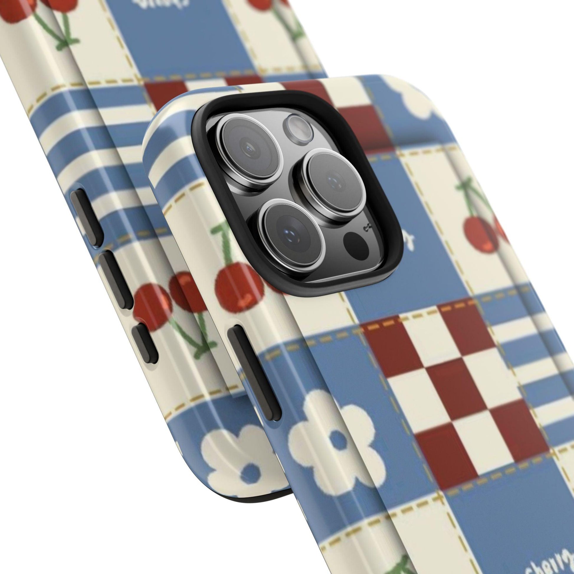 Cherry Blue Tri - Tone Tough iPhone Cases - SmartHomeGoodies